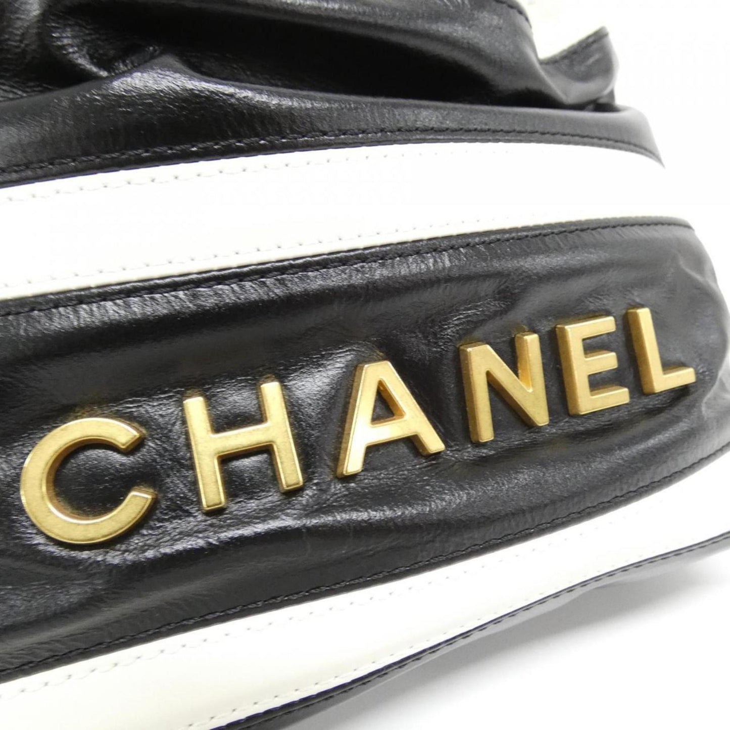 Chanel Black Leather Chanel 22