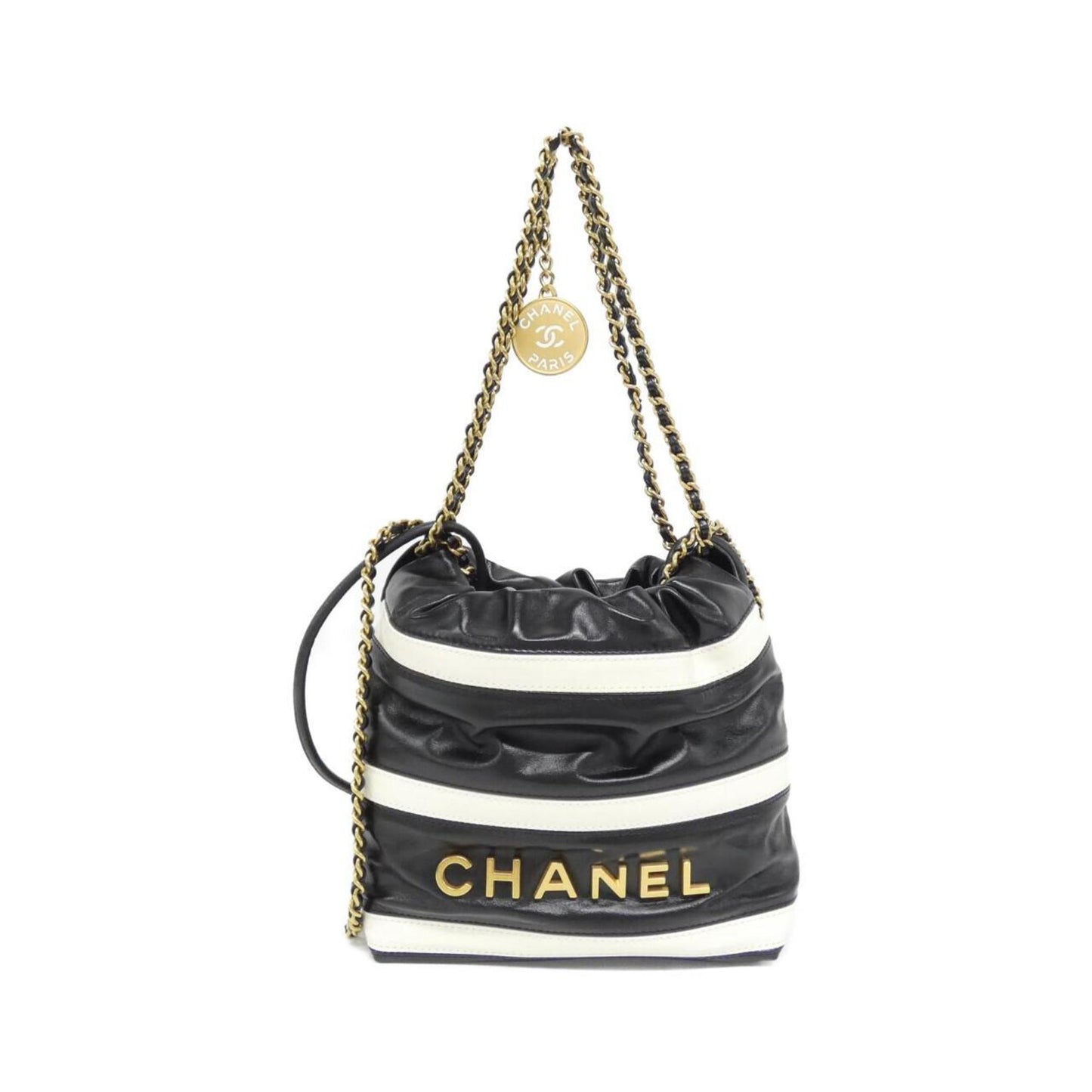 Chanel Black Leather Chanel 22