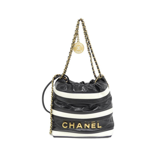 Chanel Black Leather Chanel 22