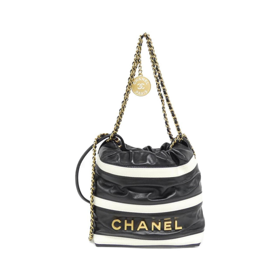 Chanel Black Leather Chanel 22