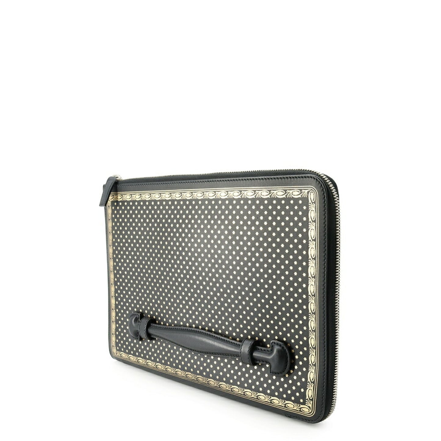 Gucci Black Leather Clutch