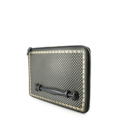 Gucci Black Leather Clutch