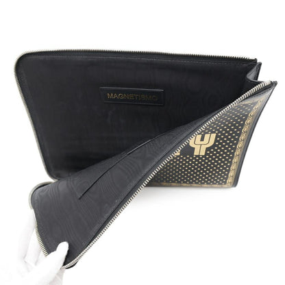 Gucci Black Leather Clutch