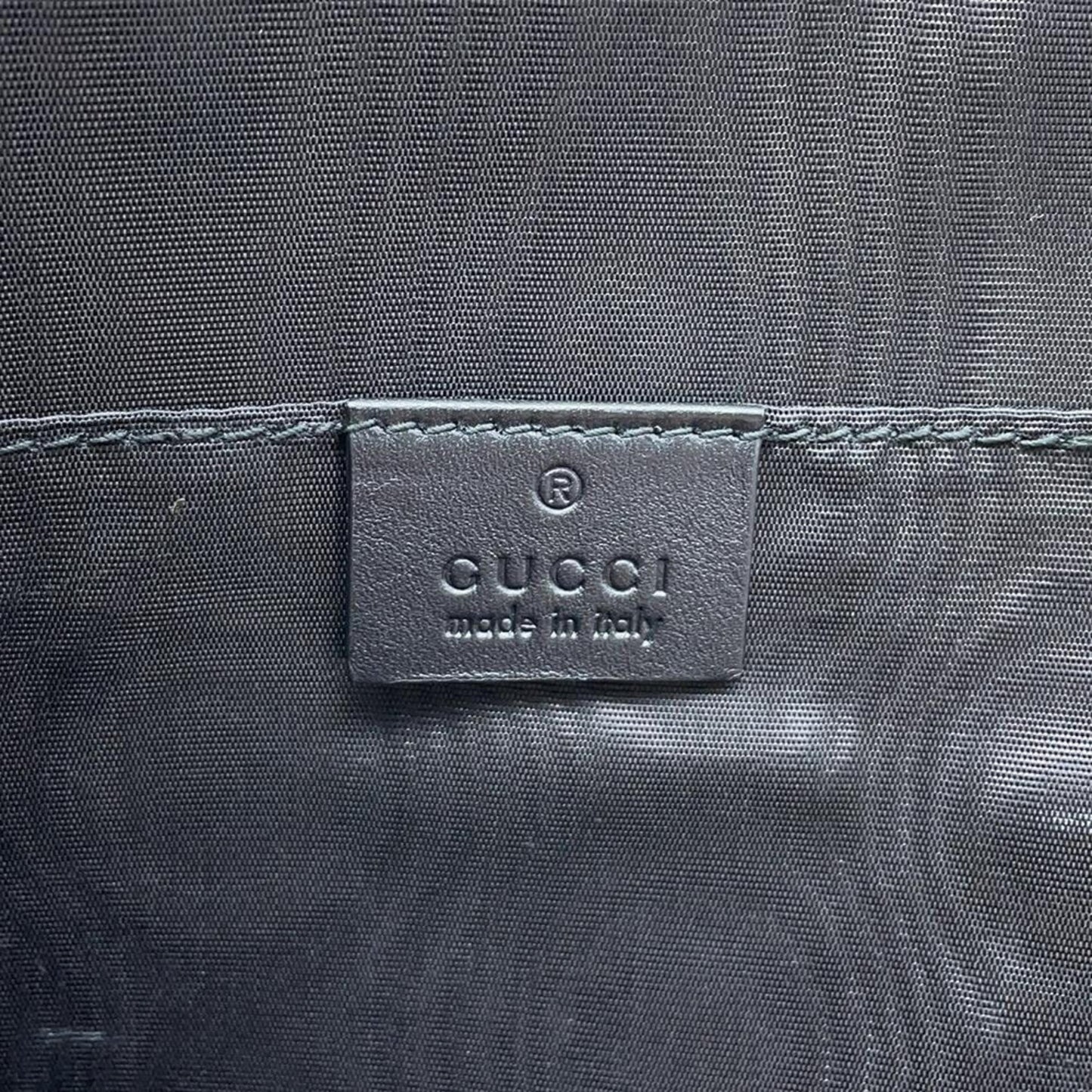 Gucci Black Leather Clutch