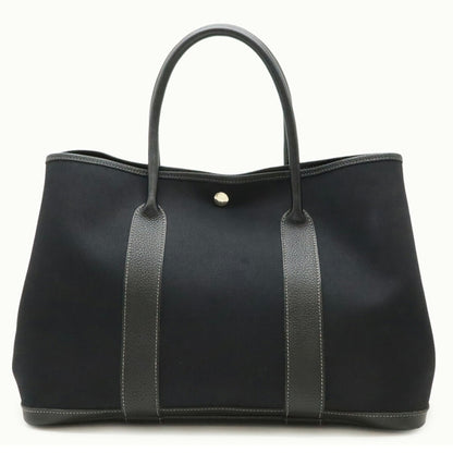 Chanel Black Leather Cambon Line