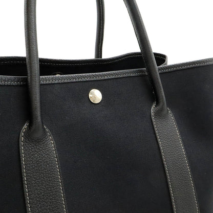 Hermès Black Canvas Garden Party
