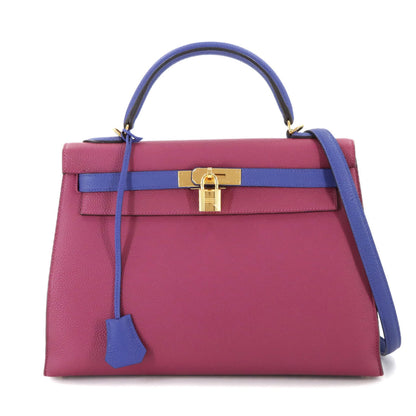 Hermès Pink Leather Kelly 32