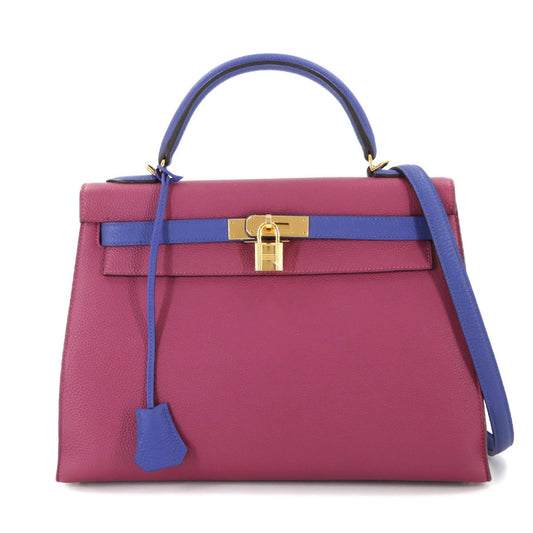 Hermès Pink Leather Kelly 32