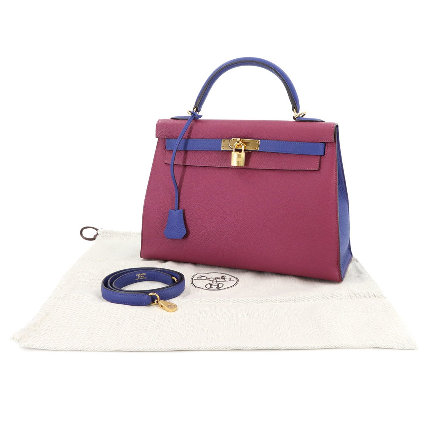 Hermès Pink Leather Kelly 32