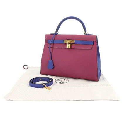 Hermès Pink Leather Kelly 32