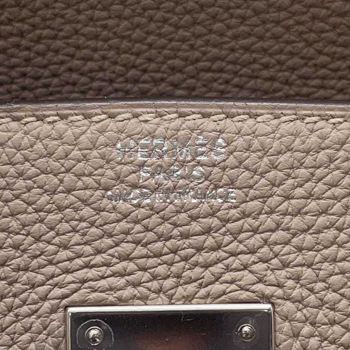 Hermès Gray Leather Birkin 30