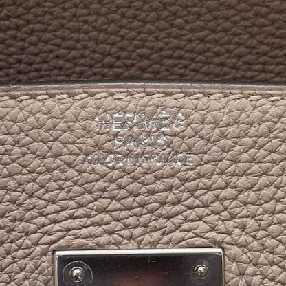 Hermès Gray Leather Birkin 30