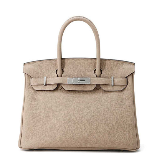 Hermès Gray Leather Birkin 30