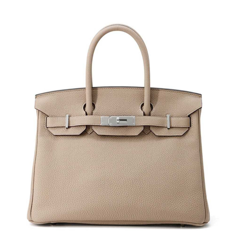 Hermès Gray Leather Birkin 30