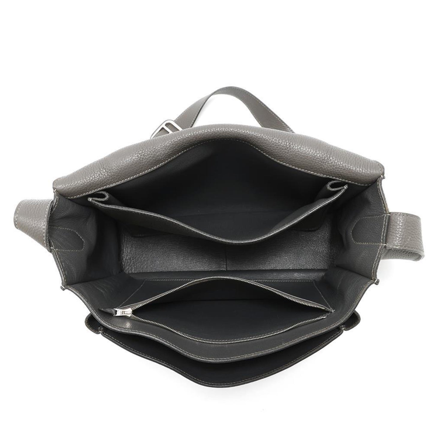 Hermès Gray Leather Steve