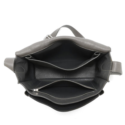 Hermès Gray Leather Steve