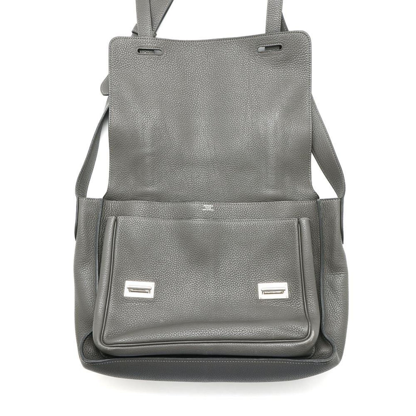 Hermès Gray Leather Steve