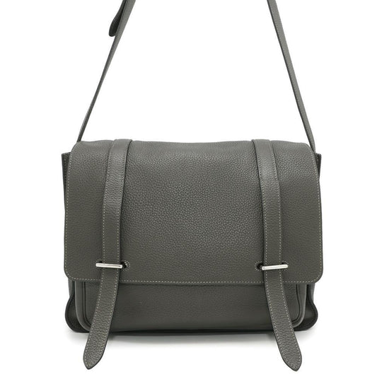 Hermès Gray Leather Steve