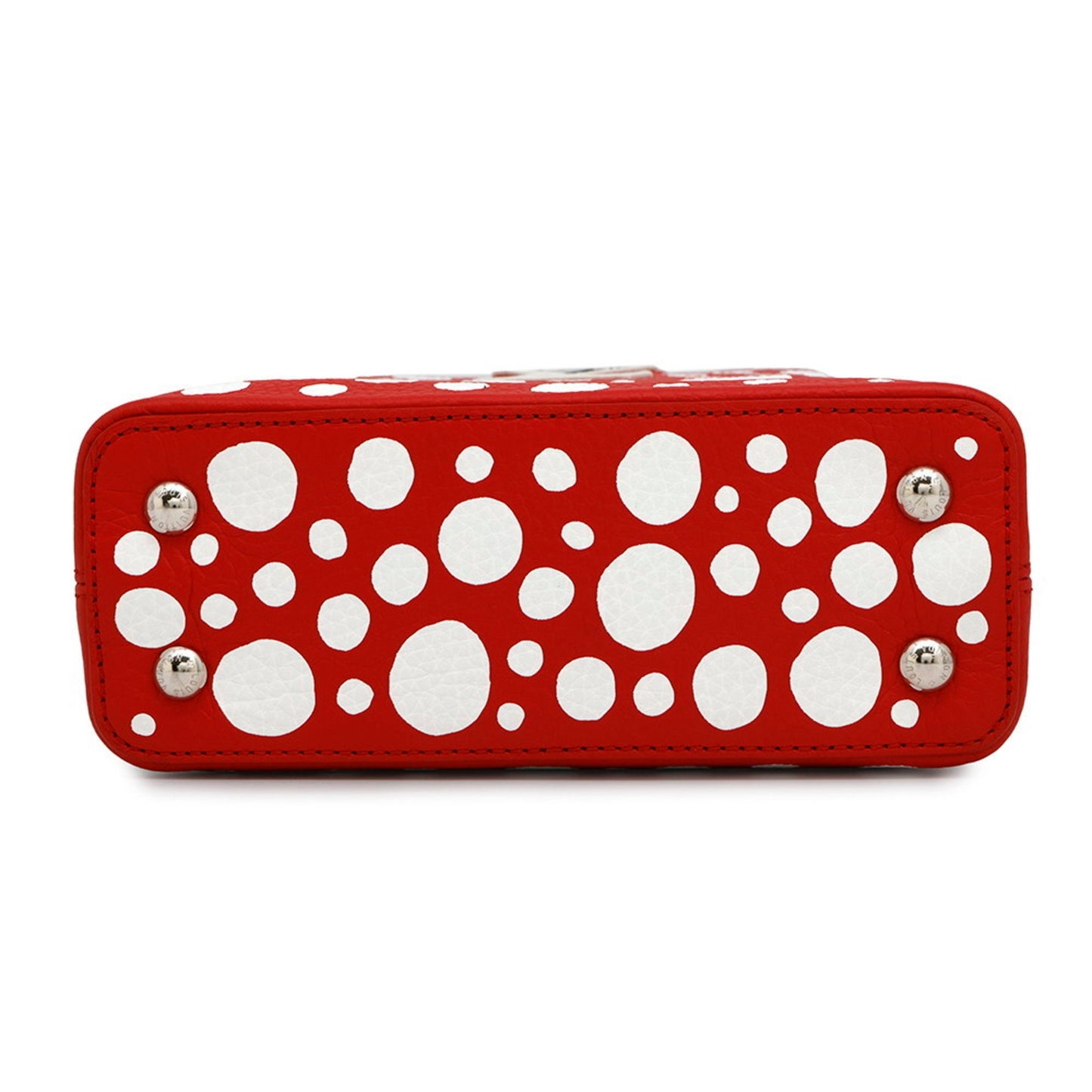 Louis Vuitton Red Leather Capucines Mini