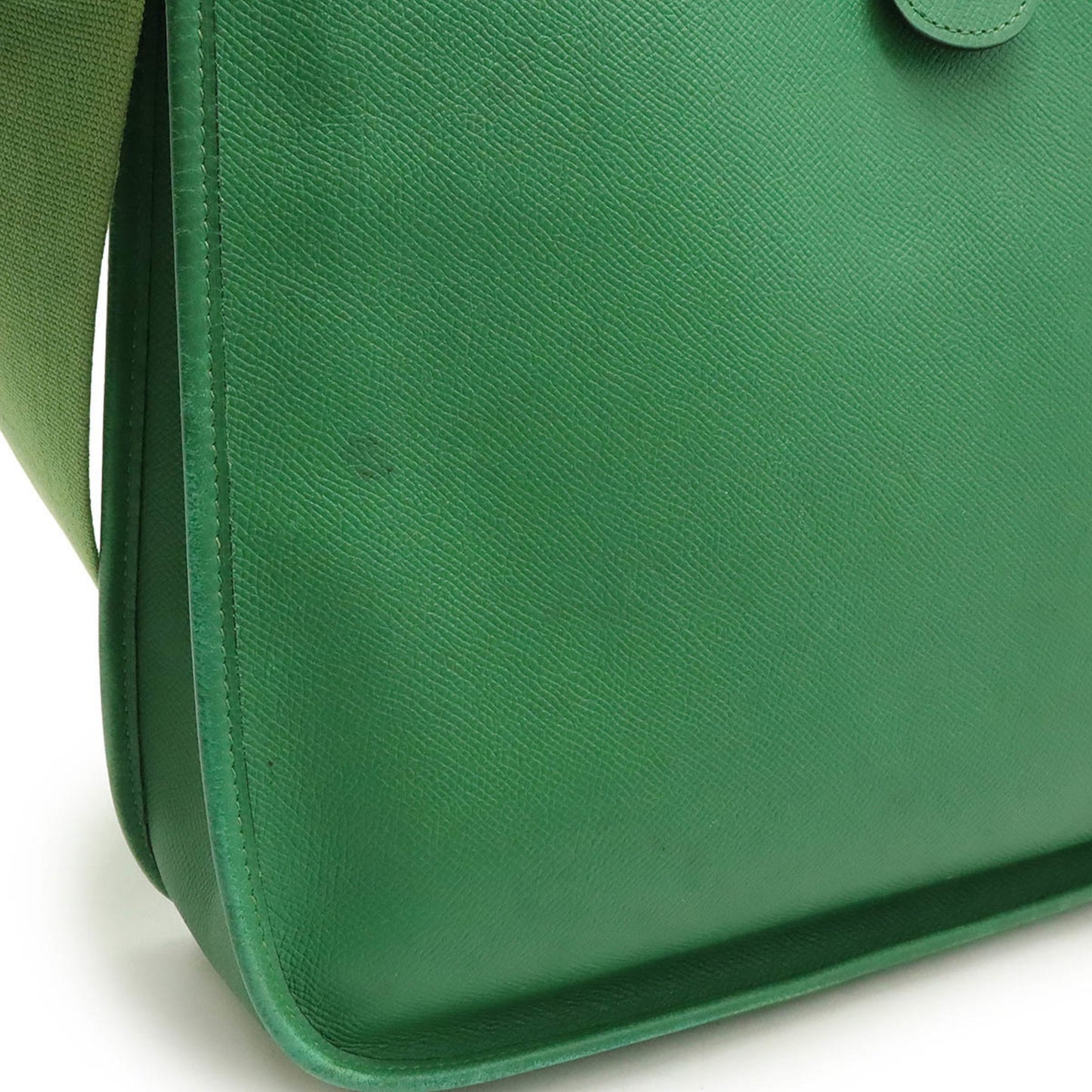 Hermès Green Leather Evelyn