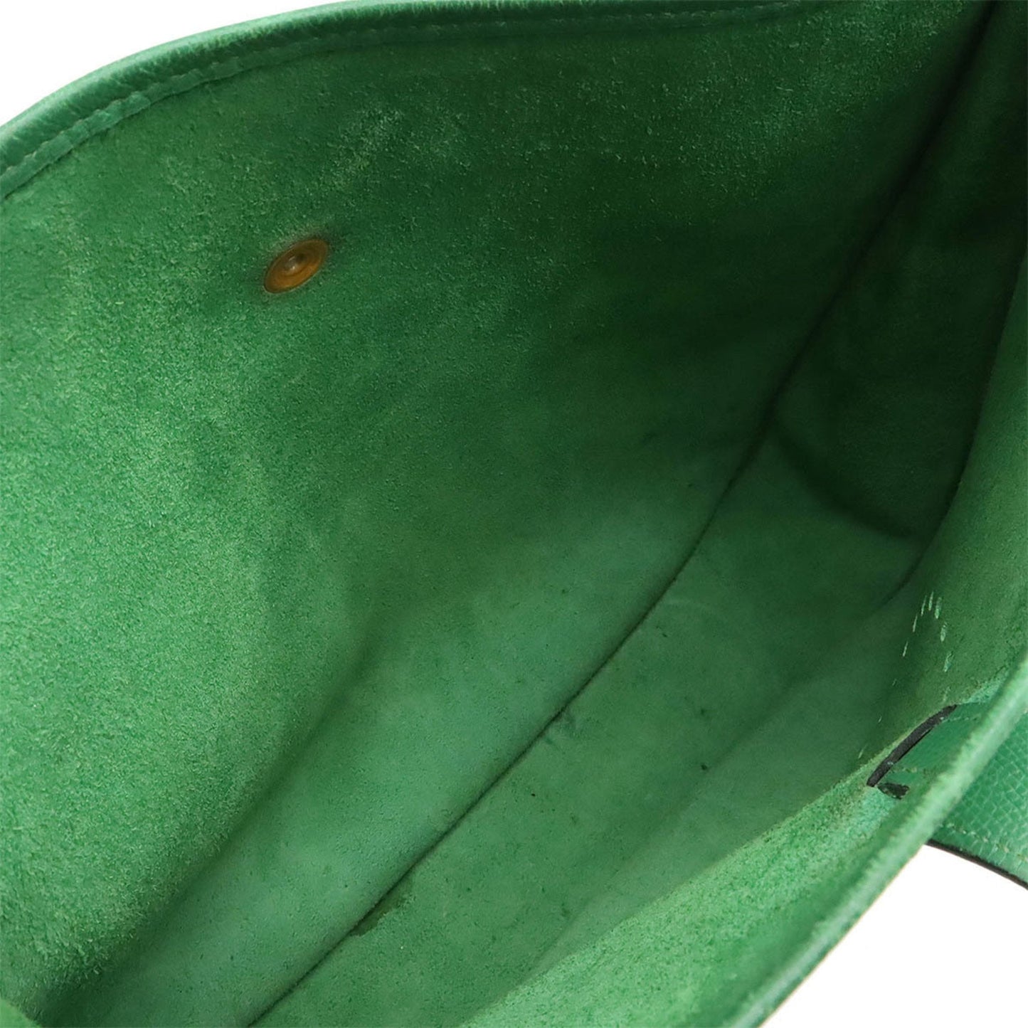 Hermès Green Leather Evelyn
