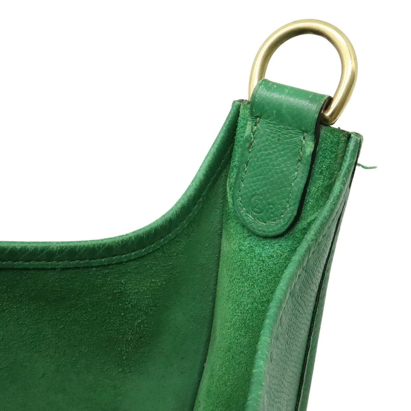 Hermès Green Leather Evelyn