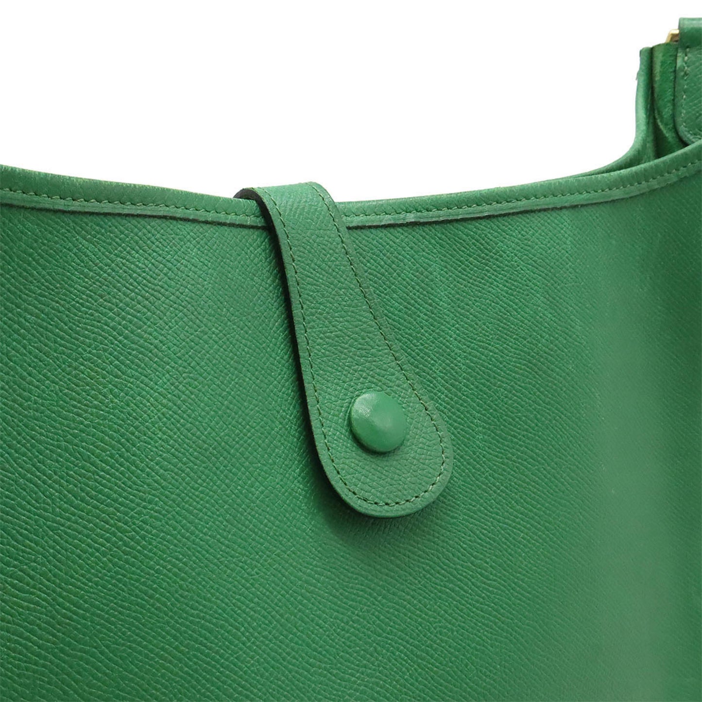 Hermès Green Leather Evelyn