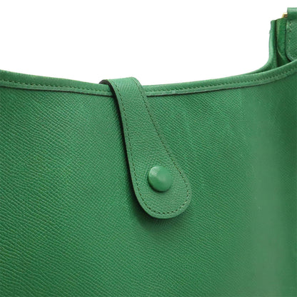 Hermès Green Leather Evelyn