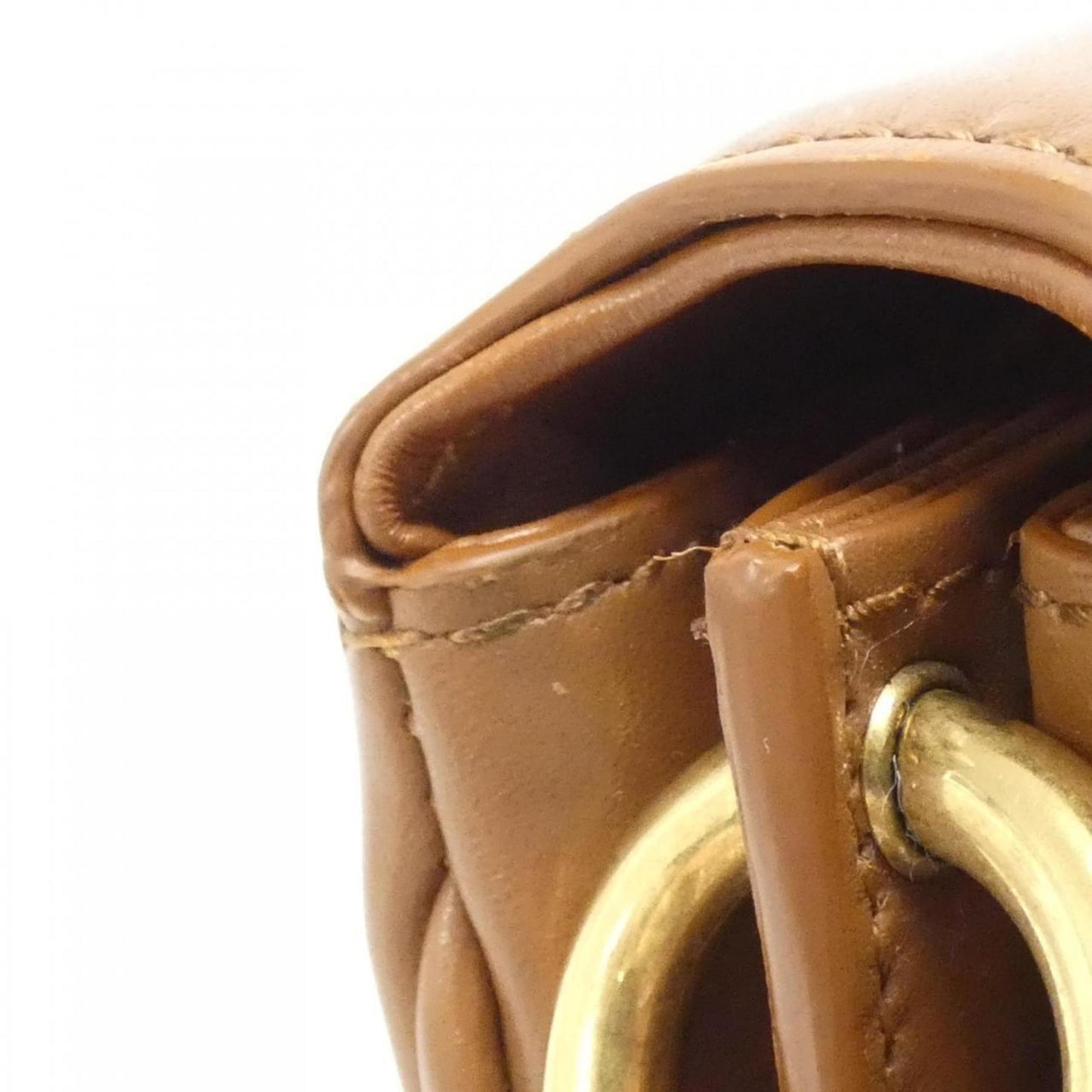 Saint Laurent Brown Leather Maillon