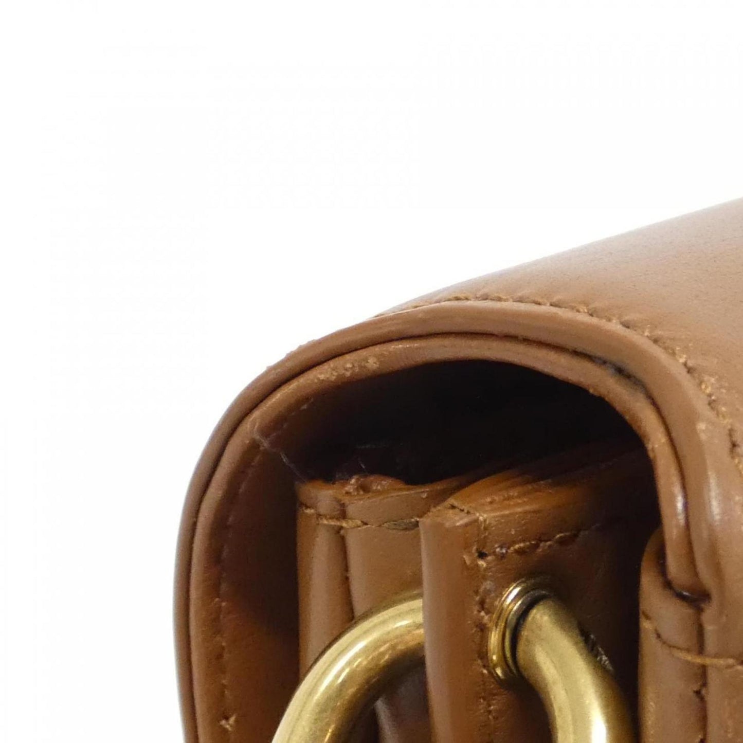 Saint Laurent Brown Leather Maillon