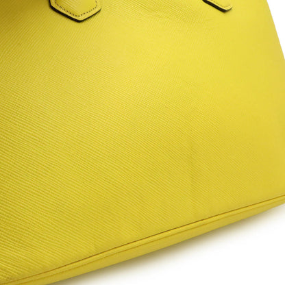 Prada Yellow Leather Saffiano
