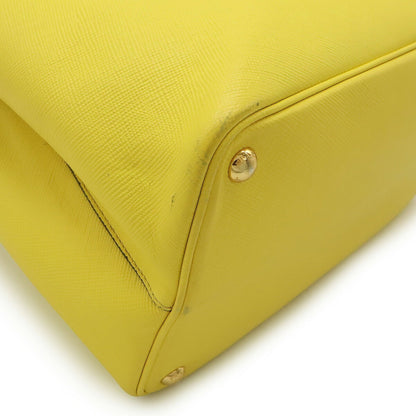 Prada Yellow Leather Saffiano