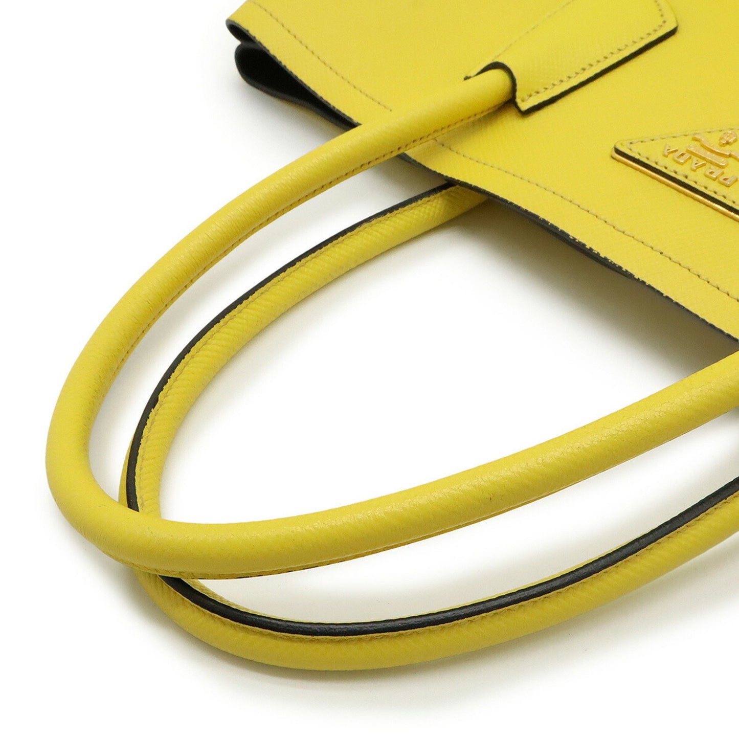 Prada Yellow Leather Saffiano