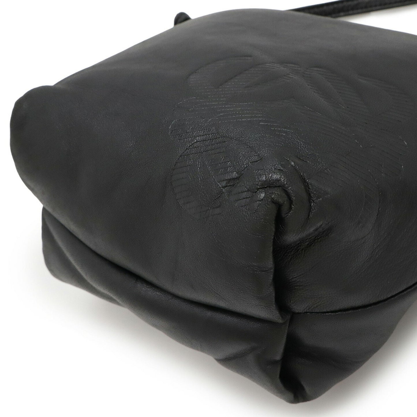 Loewe Black Leather Anagram