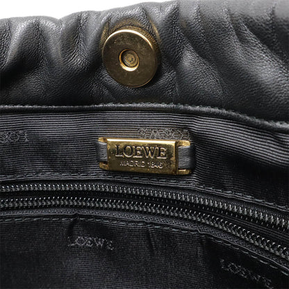 Loewe Black Leather Anagram