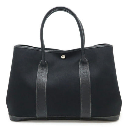 Hermès Black Canvas Garden Party