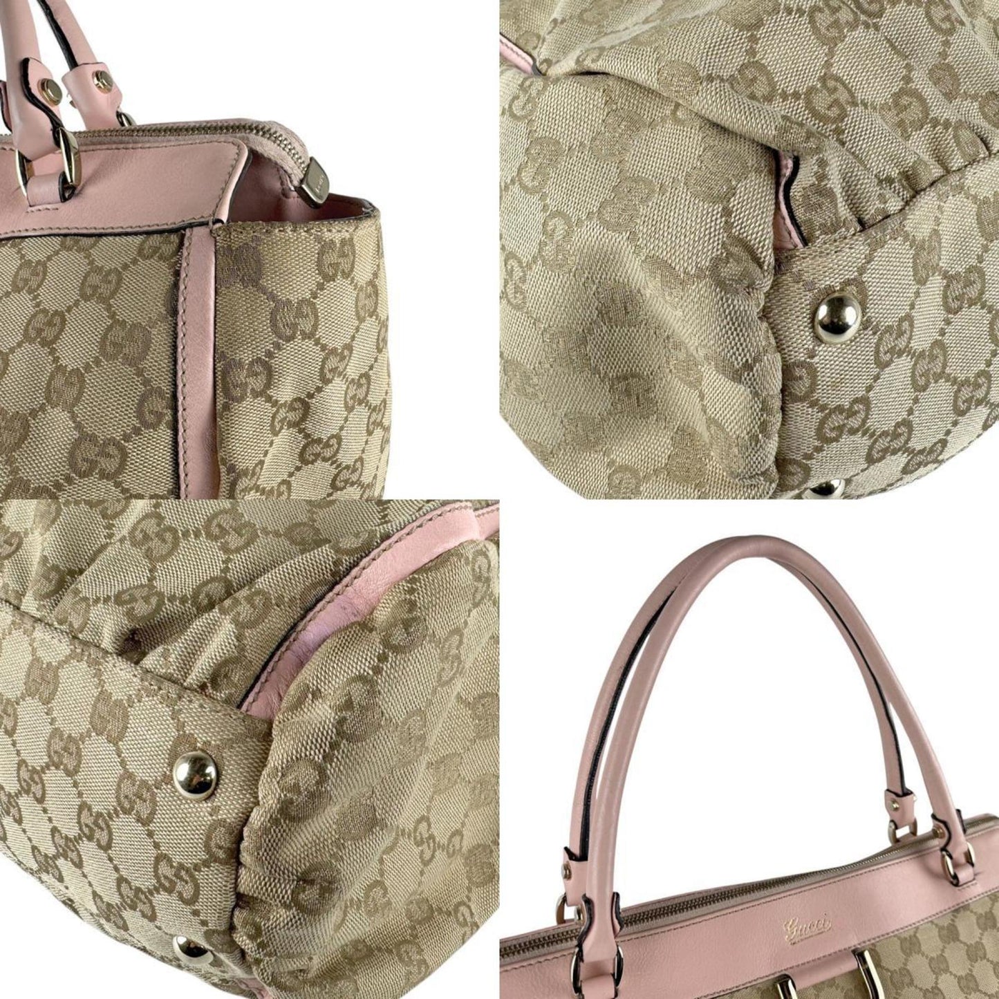 Gucci Brown Canvas Abbey