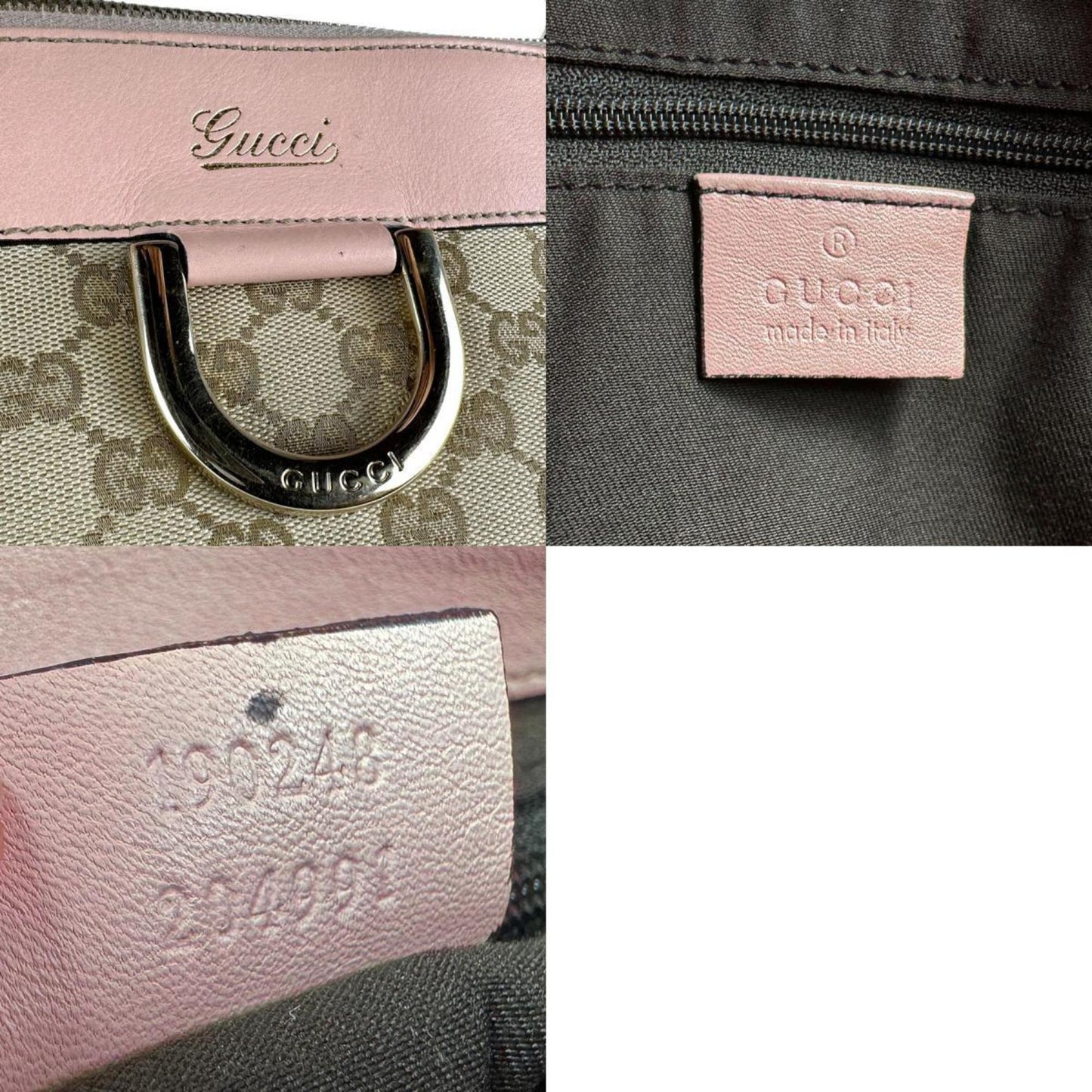 Gucci Brown Canvas Abbey