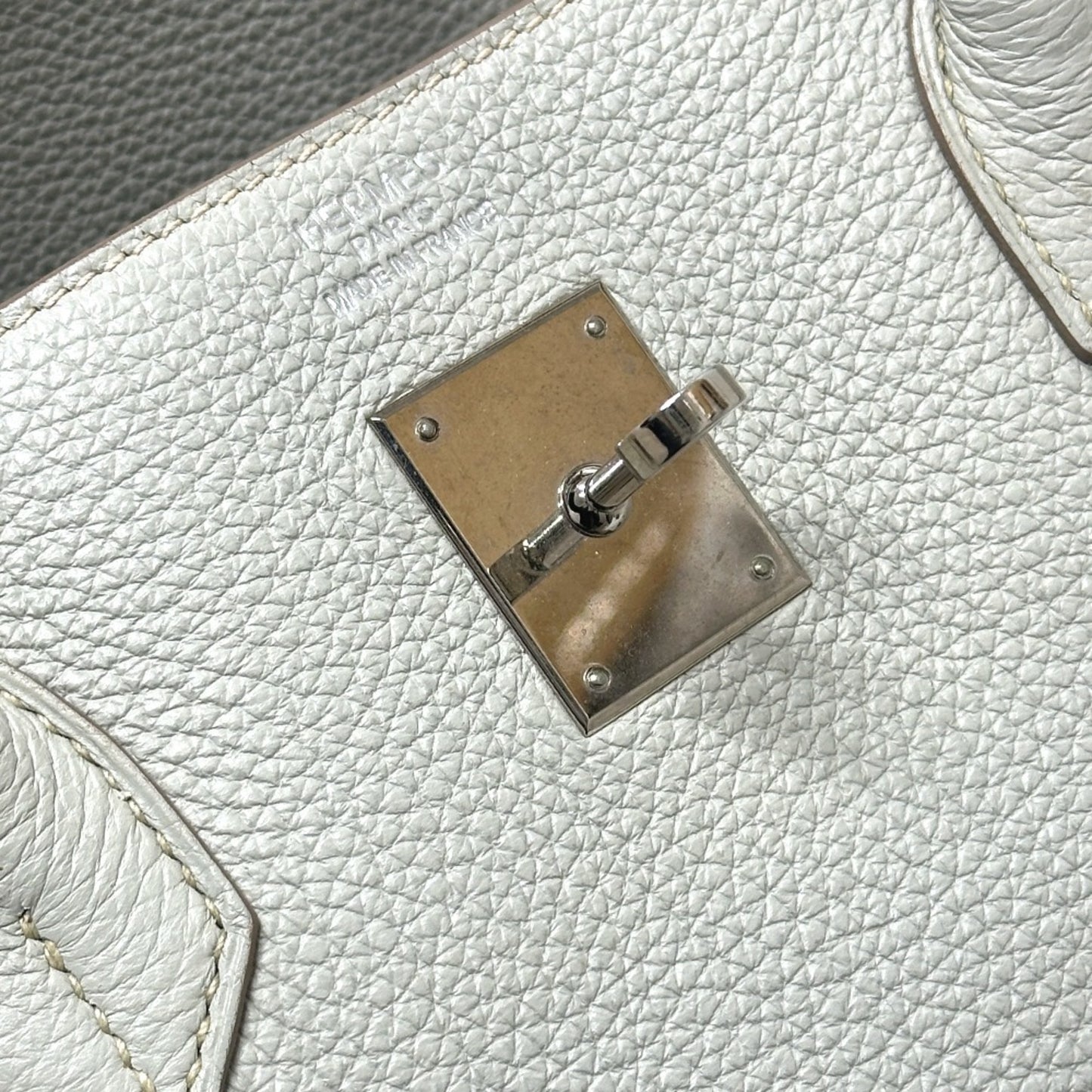 Hermès Gray Leather Birkin 40