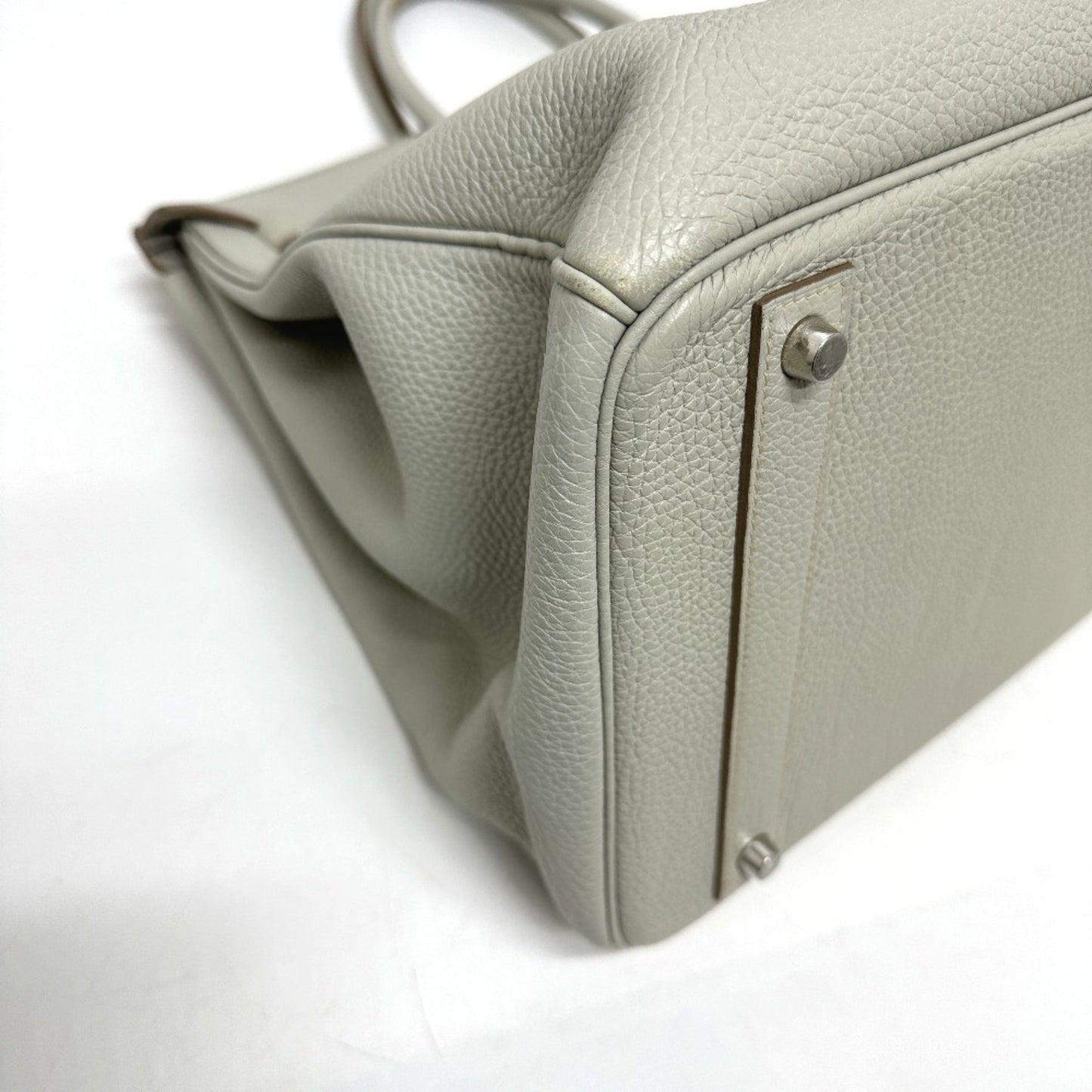 Hermès Gray Leather Birkin 40