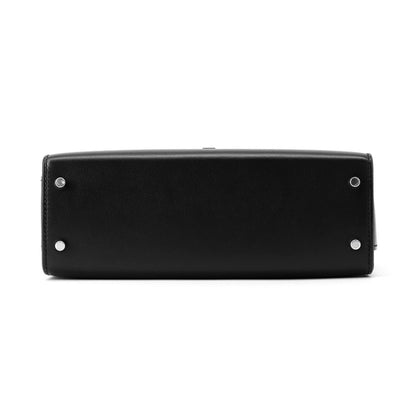 Hermès Black Leather Drag