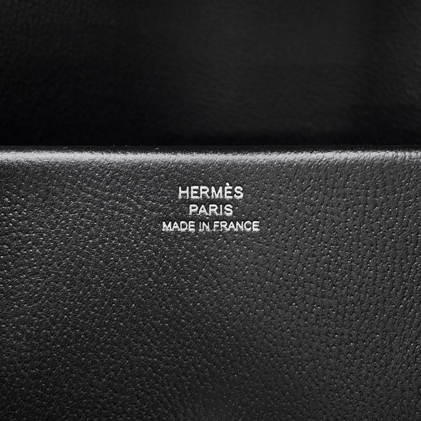 Hermès Black Leather Drag