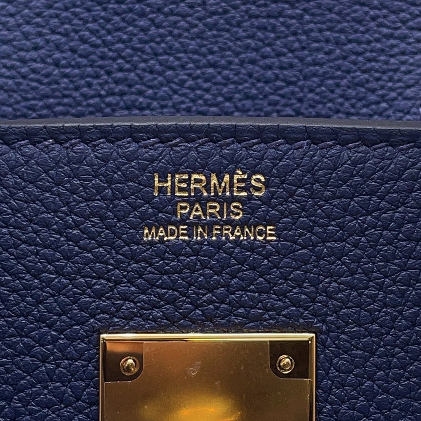 Hermès Blue Leather Birkin 30