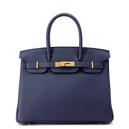 Hermès Blue Leather Birkin 30