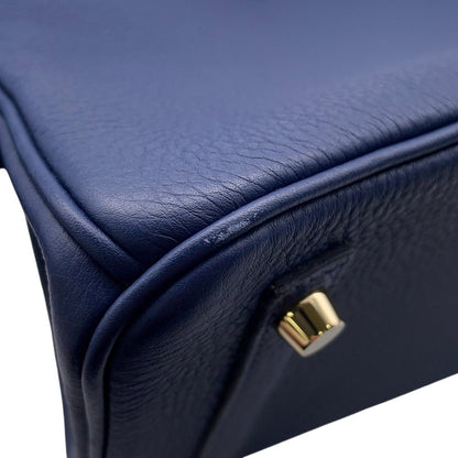 Hermès Blue Leather Birkin 30