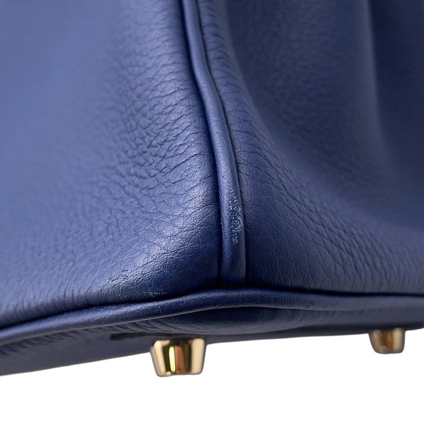 Hermès Blue Leather Birkin 30