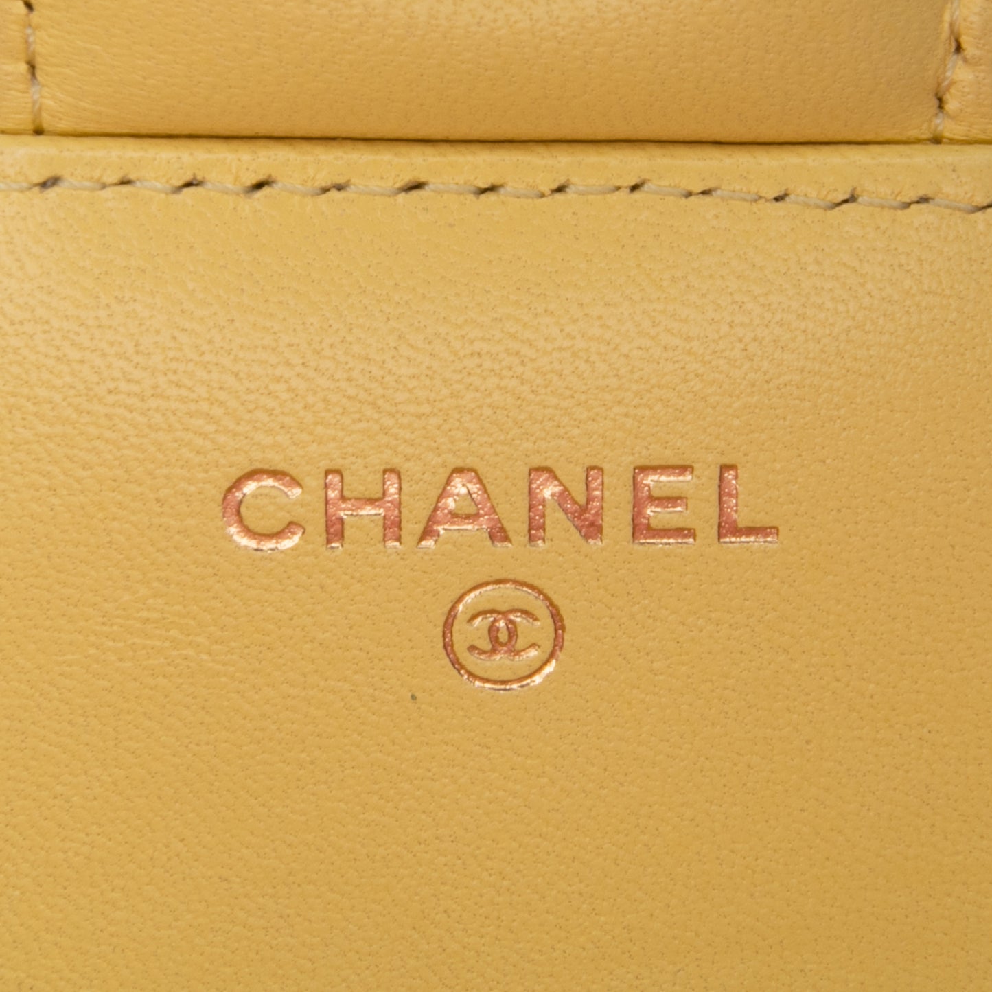 Chanel Cc Quilted Lambskin Sunglasses Case With Chain