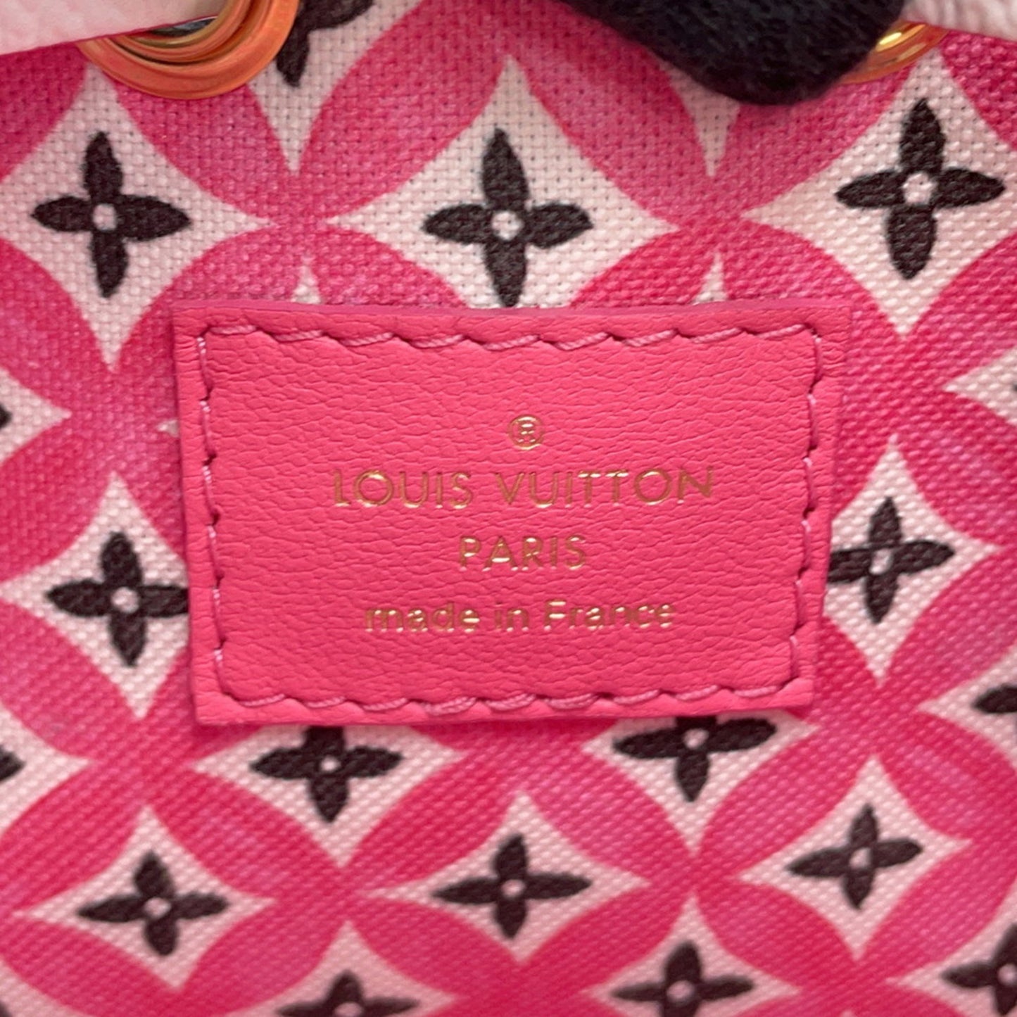 Louis Vuitton Pink Leather Nano Noé