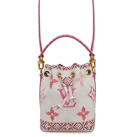 Louis Vuitton Pink Leather Nano Noé