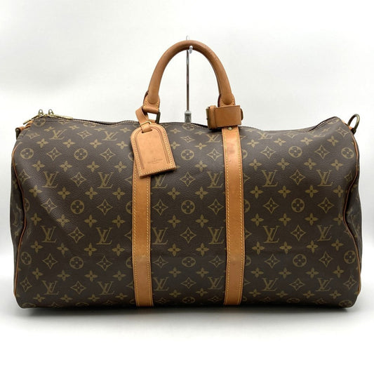 Louis Vuitton Brown Canvas Keepall 50